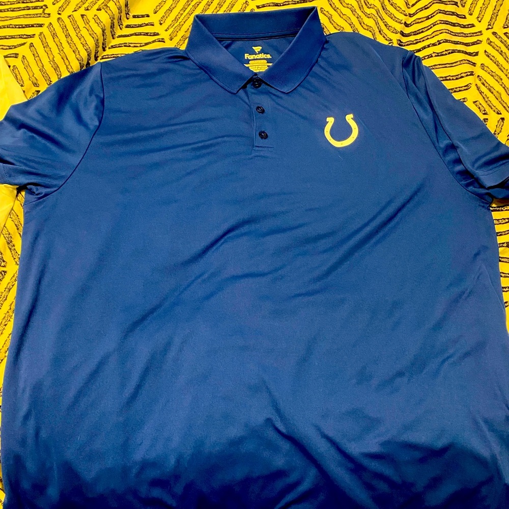 Mens official Colts golf polo